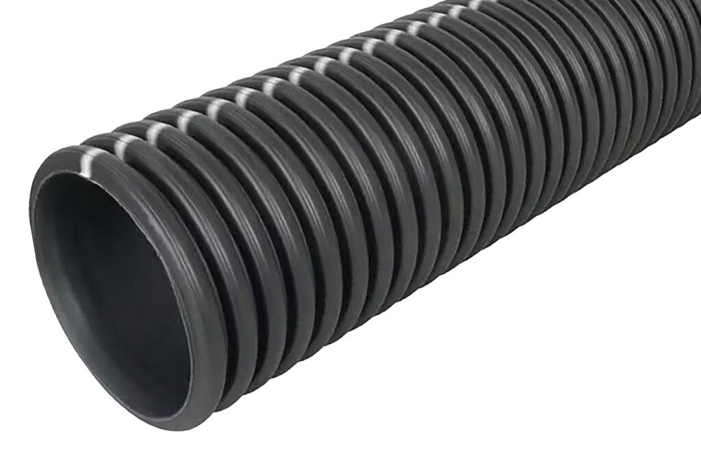 9x FRÄNKISCHE Wellrohr DN 300 SN4, ohne Schlitz, 6m