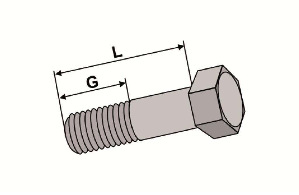 Schneidebolzen, 1/2" UNF x 38