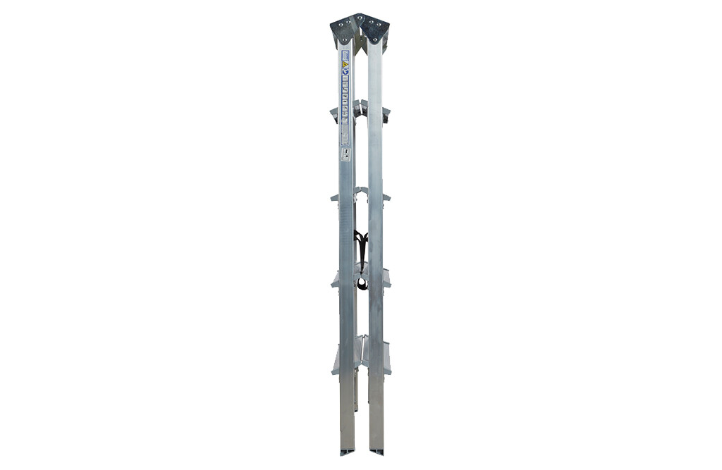 Alu Montageleiter Betankungsleiter 2x5 108cm