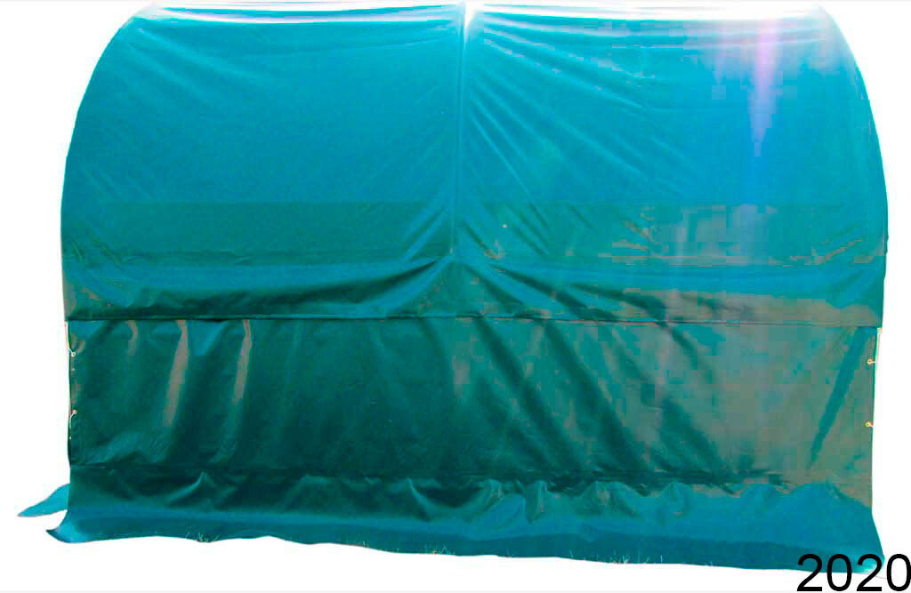 PVC-Seitenplanen-Set 610 g/m², für Weidezelt 4x4 m  