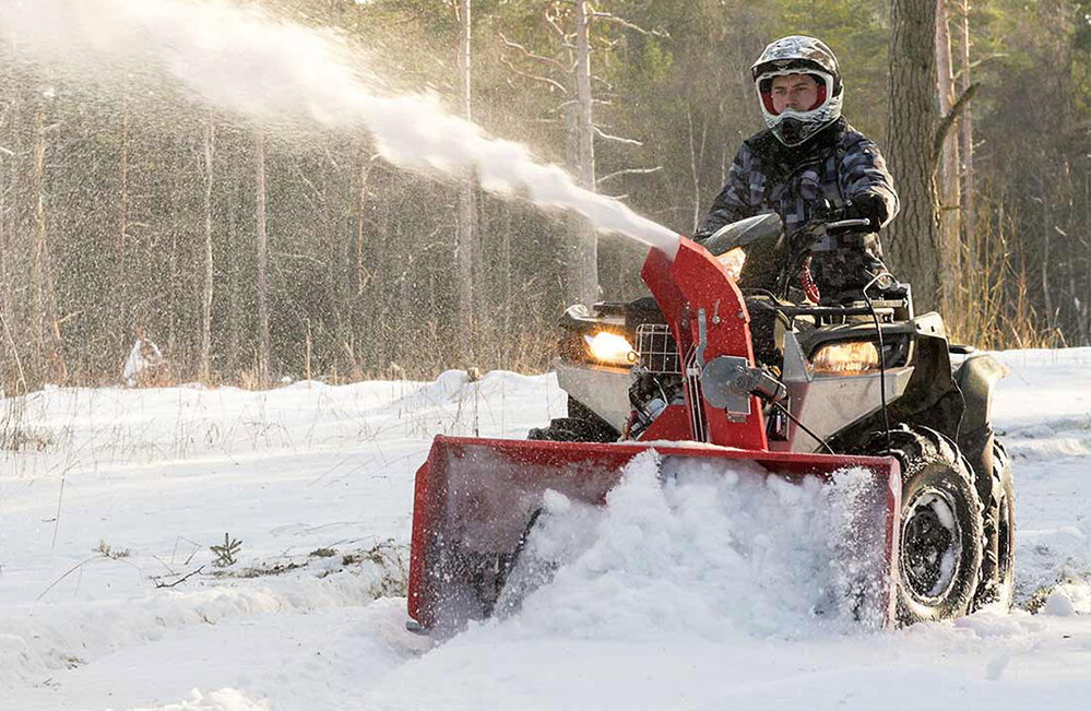 Schneefräse für Quad & ATV 125 cm, 14 PS, Elektrostart