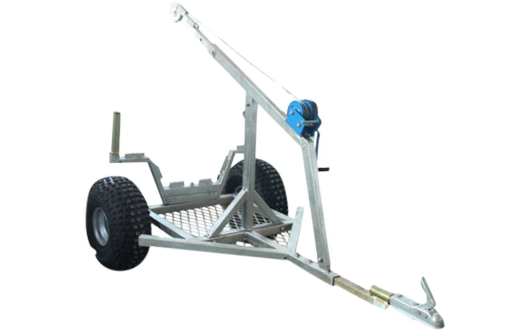 Quad Rückewagen mit Kran 400kg
