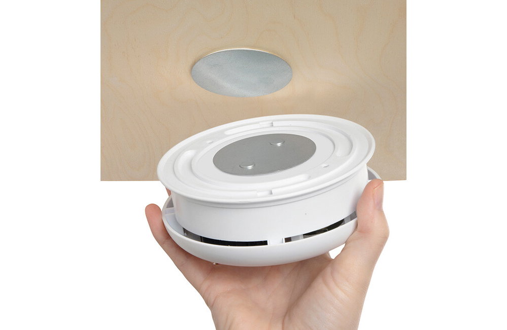 Magnetische Halterung für Rauchmelder