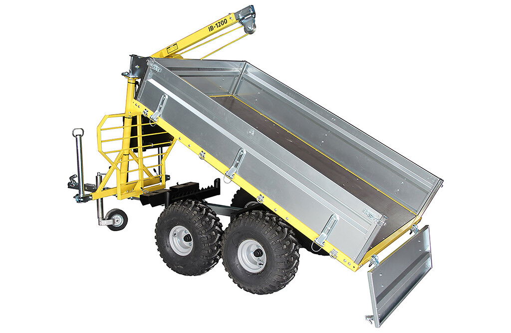 Bordwände für Rückewagen IB1200, 35cm Höhe