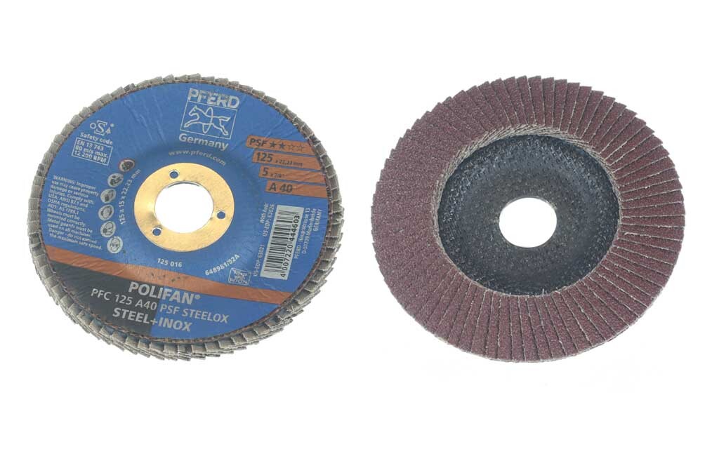 Lamellenschleifscheiben, 125 mm