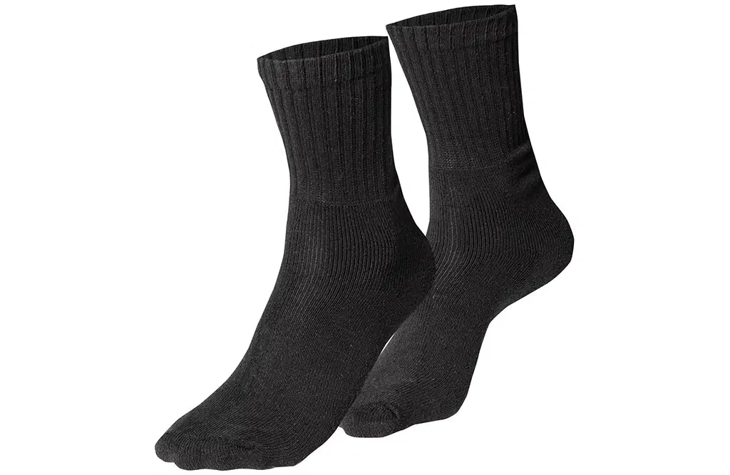 Blåkläder Baumwollsocken, 5er-Pack, schwarz