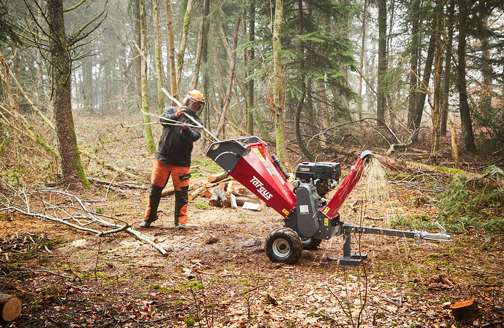Benzin Holzhäcksler 12,2 PS, Äste bis 120mm | Targus