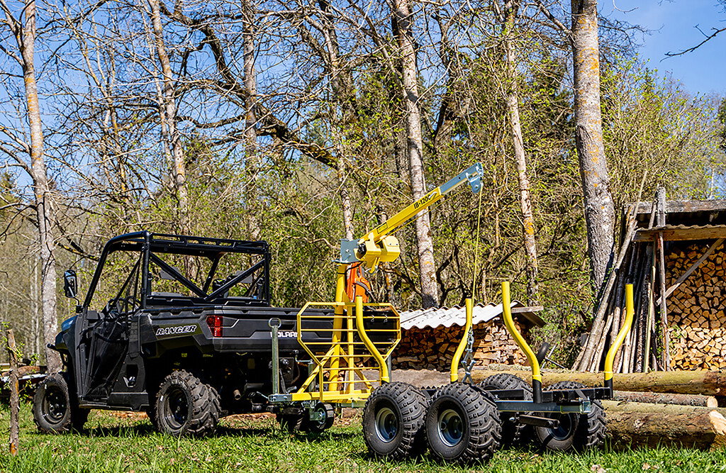 Rückewagen IB1200, mit Kugelkupplung, 1200 kg