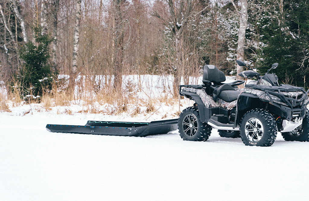 Transportschlitten für Quad & ATV, 290x120x20cm