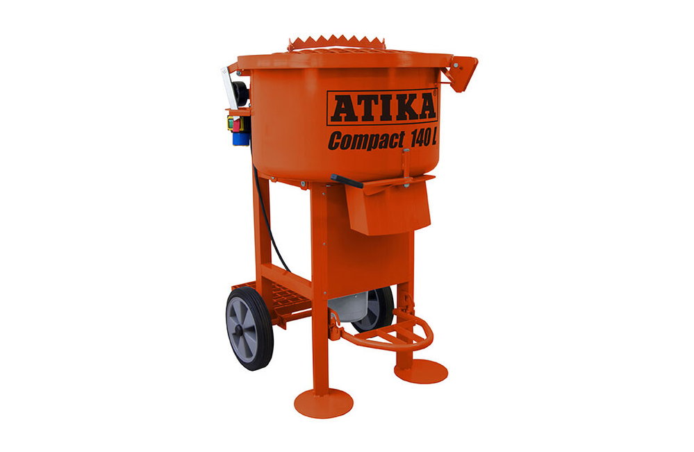 Atika Compact 140 Liter Zwangsmischer, Tellerzwangmischer