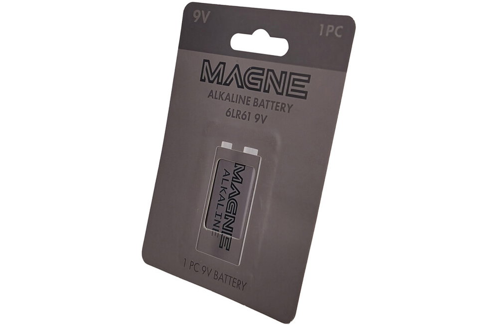 Magne alkalische 9V-Batterie