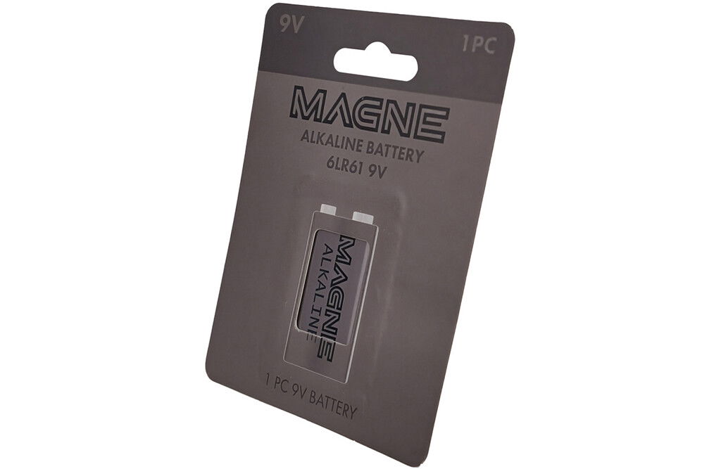 Magne alkalische 9V-Batterie