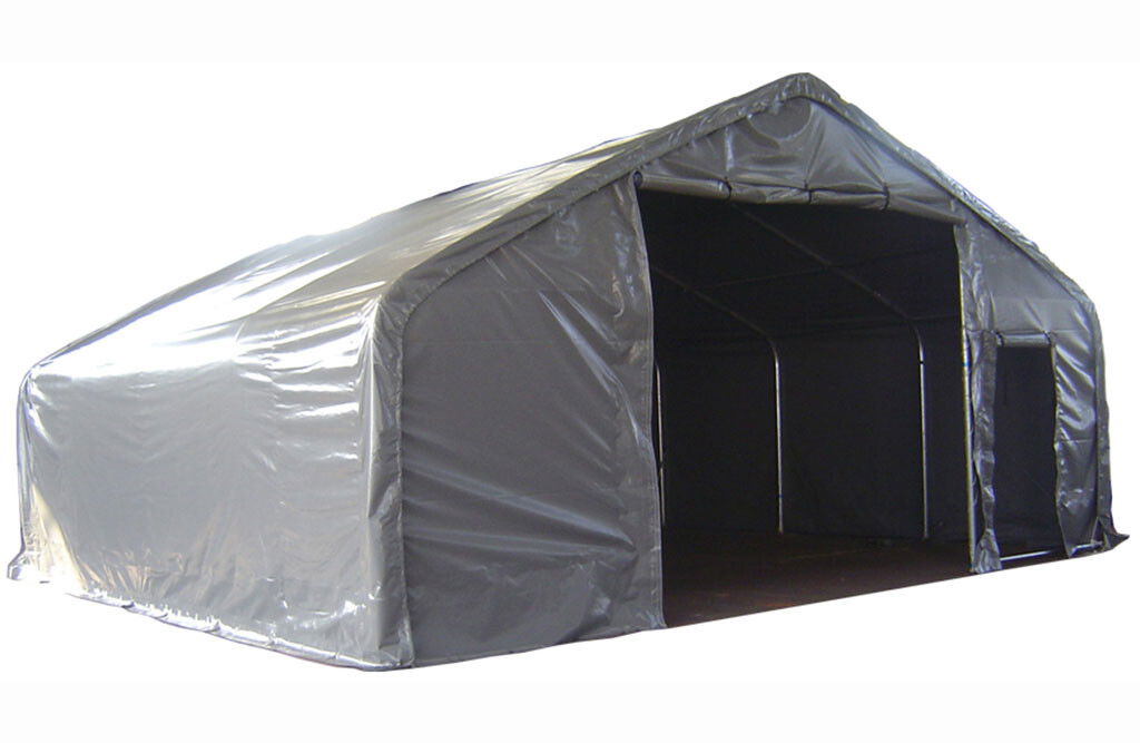 Zelthalle 9,15 × 7,90 × 4,20 m, Lagerzelt mit PVC-Plane