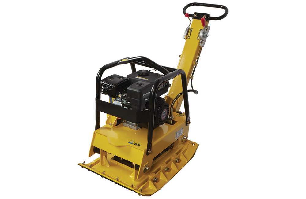 Rüttelplatte Benzin 150kg, 30kN 5,4PS, Rüttler mit Gummimatte