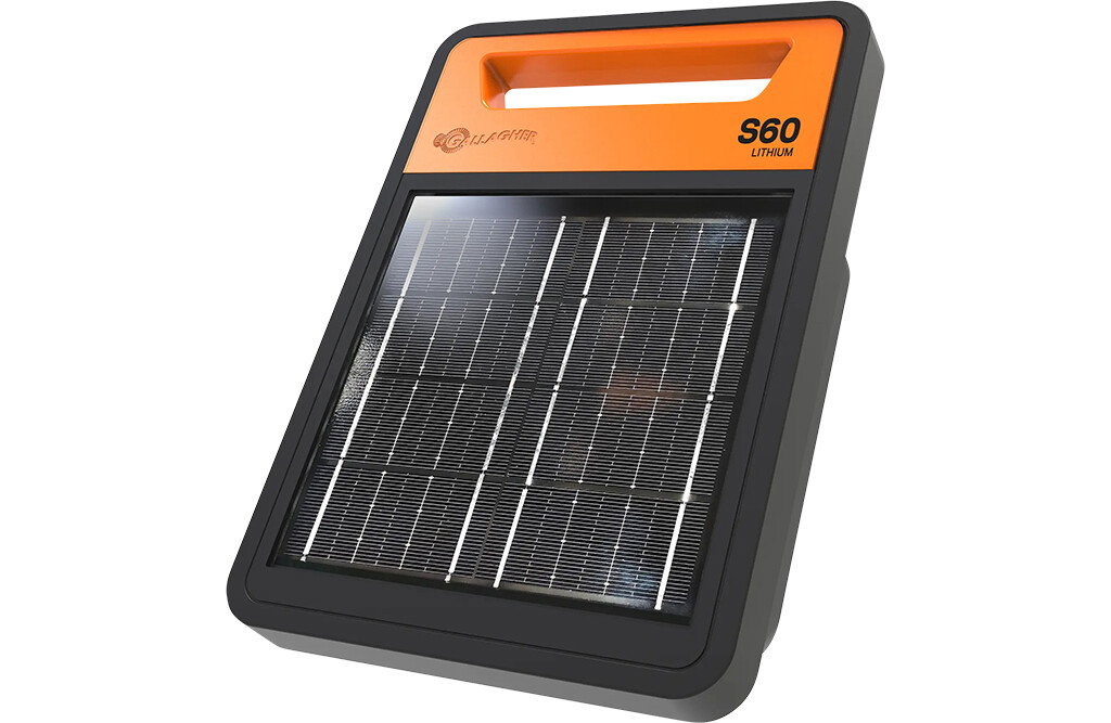 Gallagher Weidezaungerät mit Solarzelle S60Li