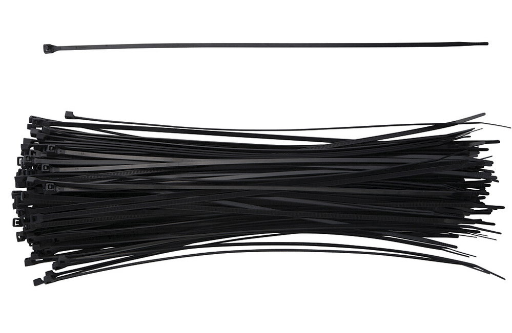Kabelbinder, schwarz - 2,5x100 mm