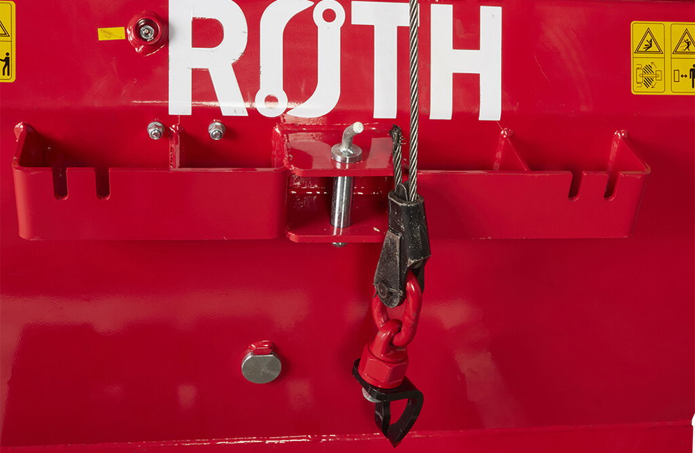 Forstseilwinde 50 m FW-40 von ROTH 4200 kg