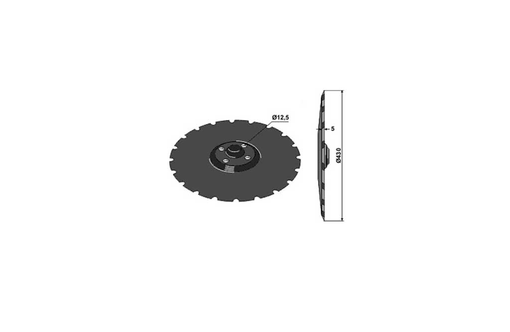 Säscheibe, Ø 430 mm