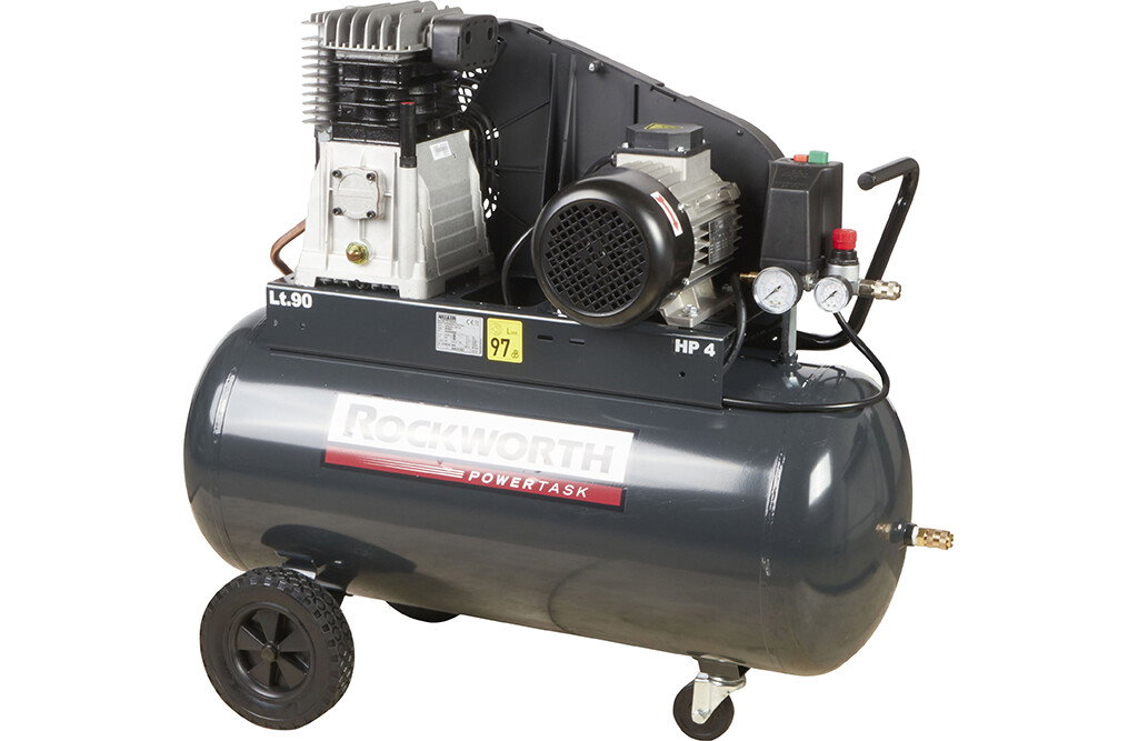 Rockworth Druckluftkompressor, 4 PS 90 Liter