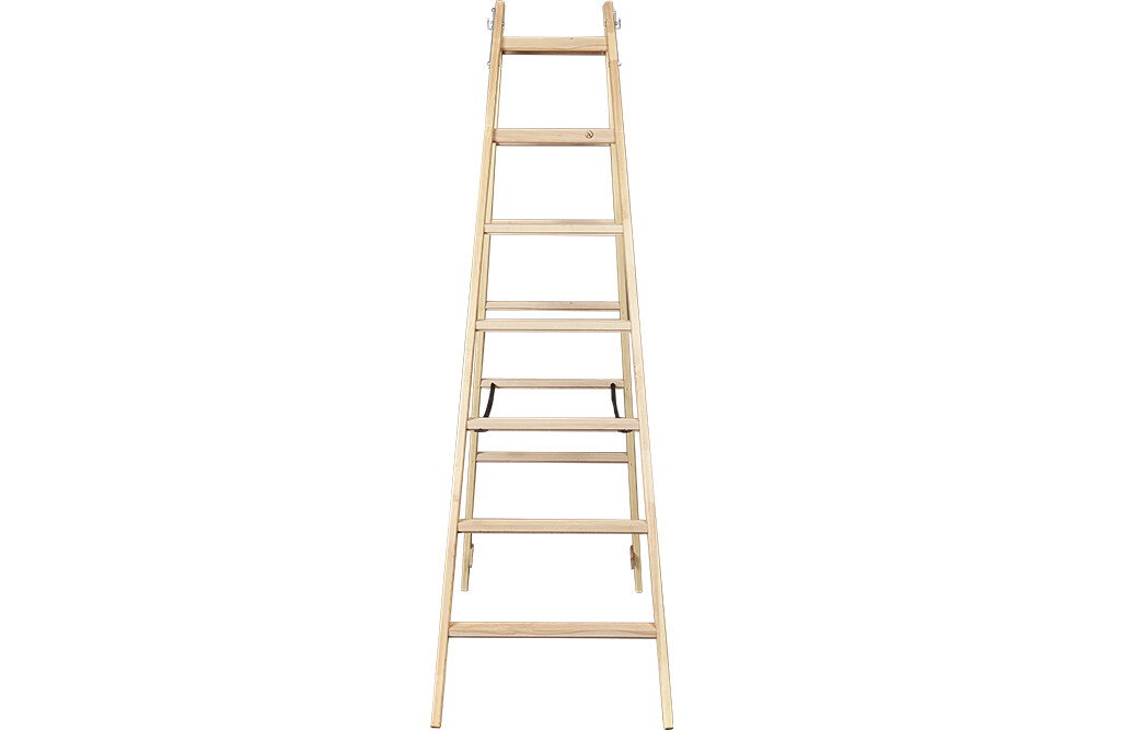 Wiener Leiter mit 5 Sprossen, Holz