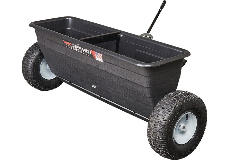 Düngerstreuer für Rasentraktor, Quad & ATV, 80 Liter