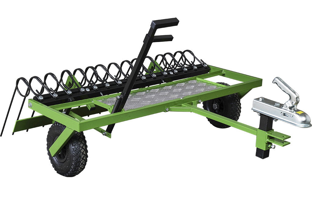 Hofrechen mit Planierschild für ATV & Rasentraktor 106 cm | Agriquad