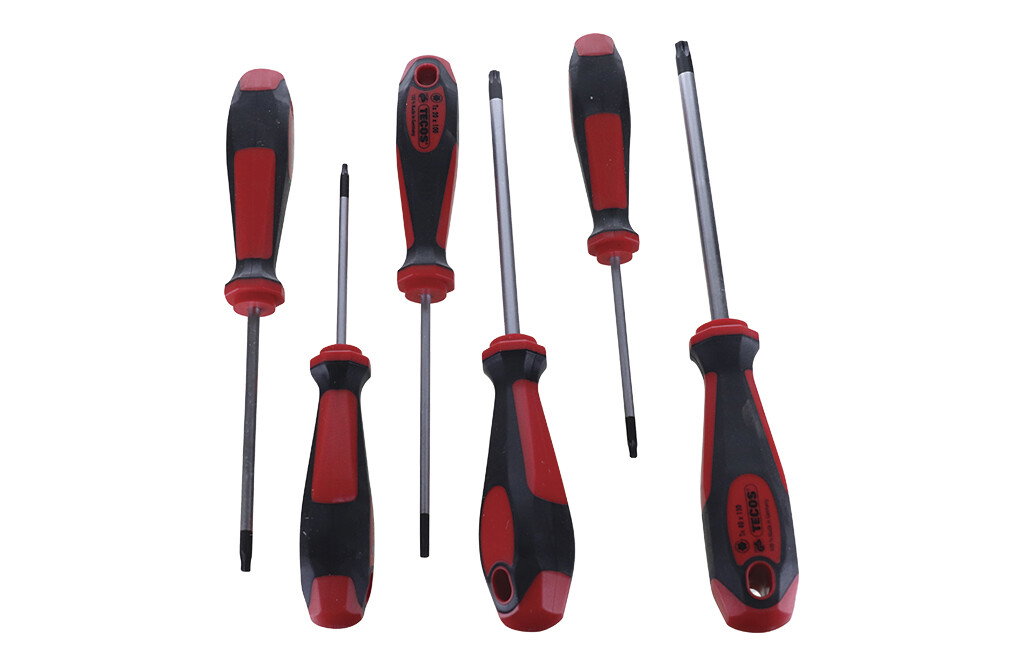 Tecos Torx-Schraubendreher, 6 Stück