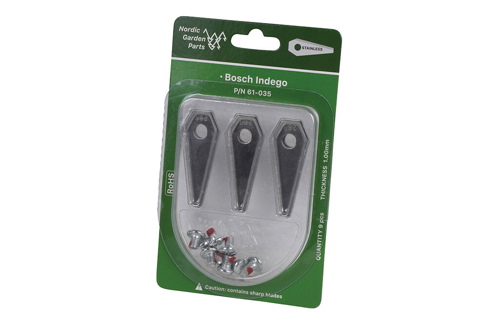 Messer, rostfreier Stahl - 9 Stk