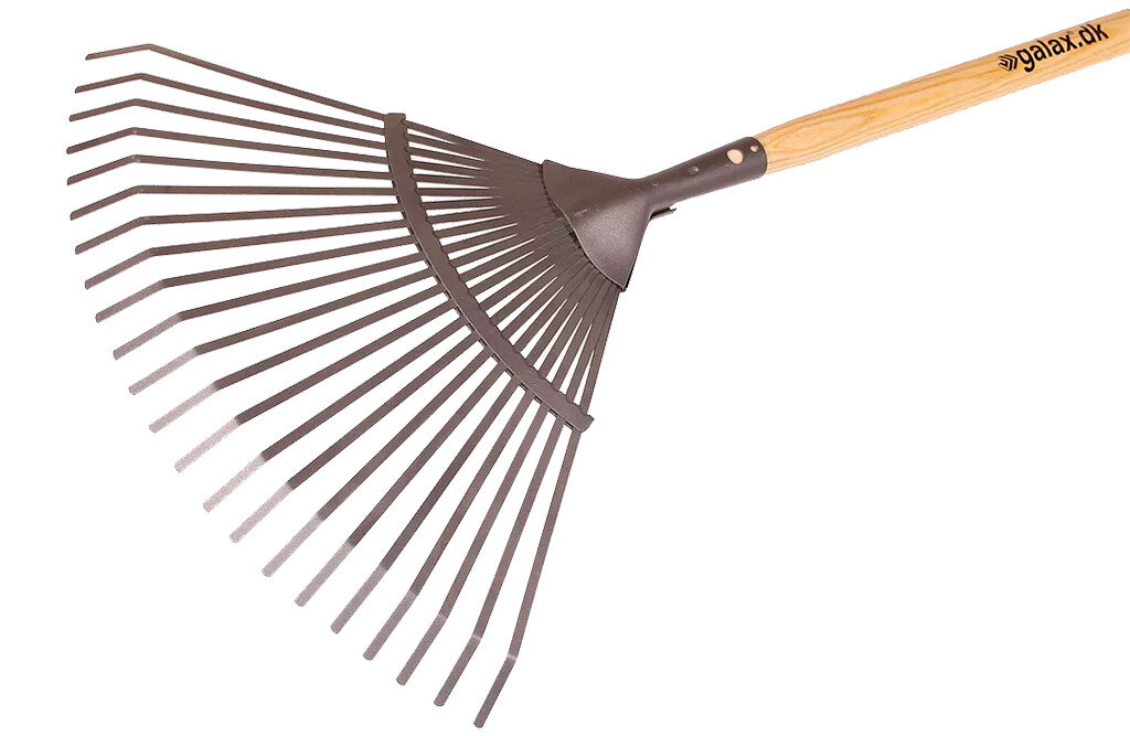 Laubrechen Metall mit Eschenholzstiel, 172cm
