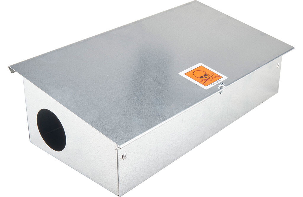 Ratten Kderbox 42x20x12cm, aus verzinktem Stahl