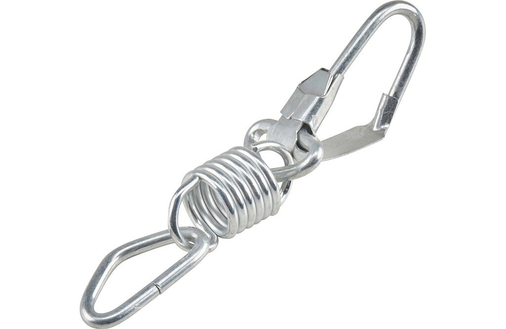 Federbelasteter Haken (Gurtzeug)