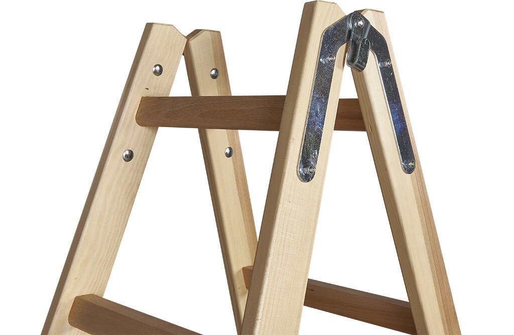 Wiener Leiter mit 5 Sprossen, Holz