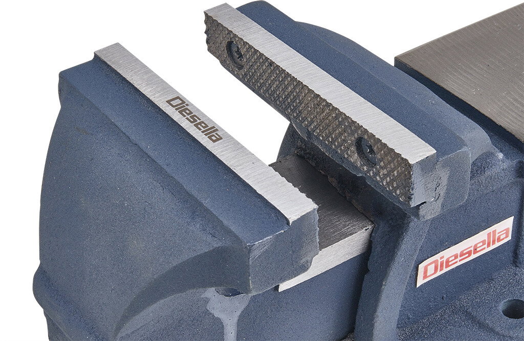 Diesella Schraubstock, 125 mm Backenbreite