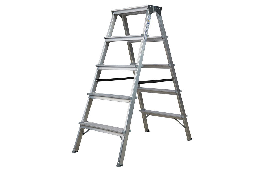 Alu Montageleiter Betankungsleiter 2x5 108cm