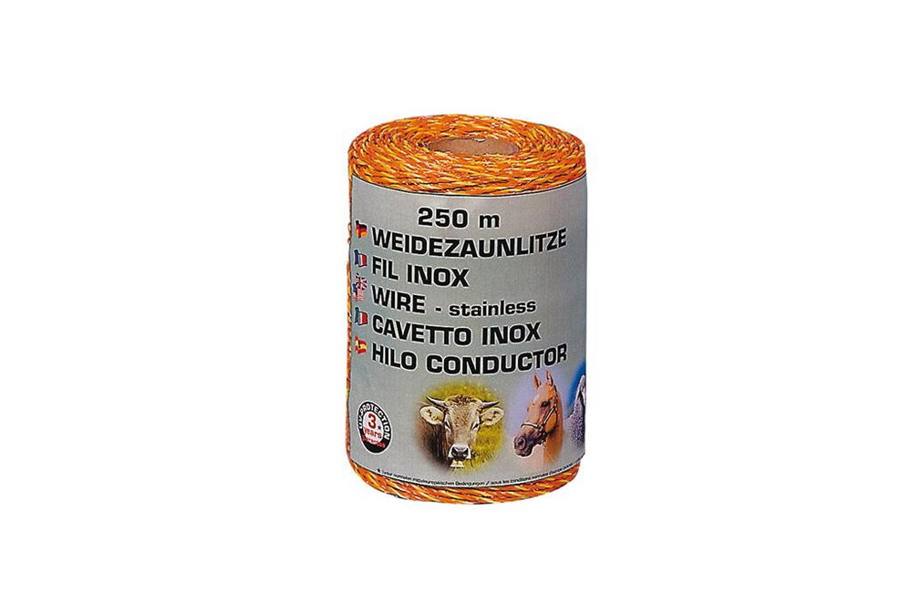 Kerbl Weidezaunlitze 250 Meter Ø 2 mm 