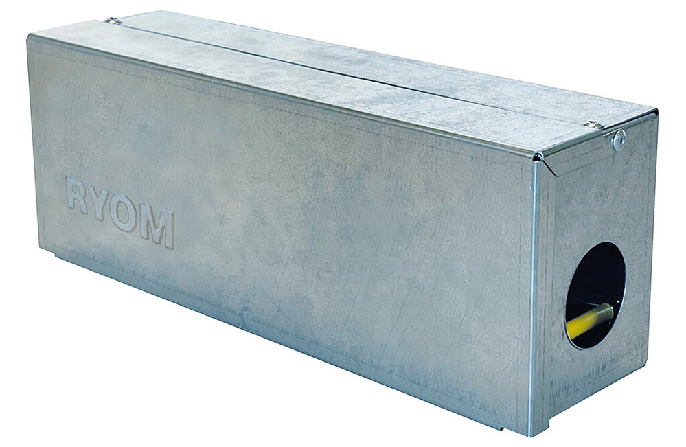 Tunnelbox-Mausfalle mit zwei Fallen