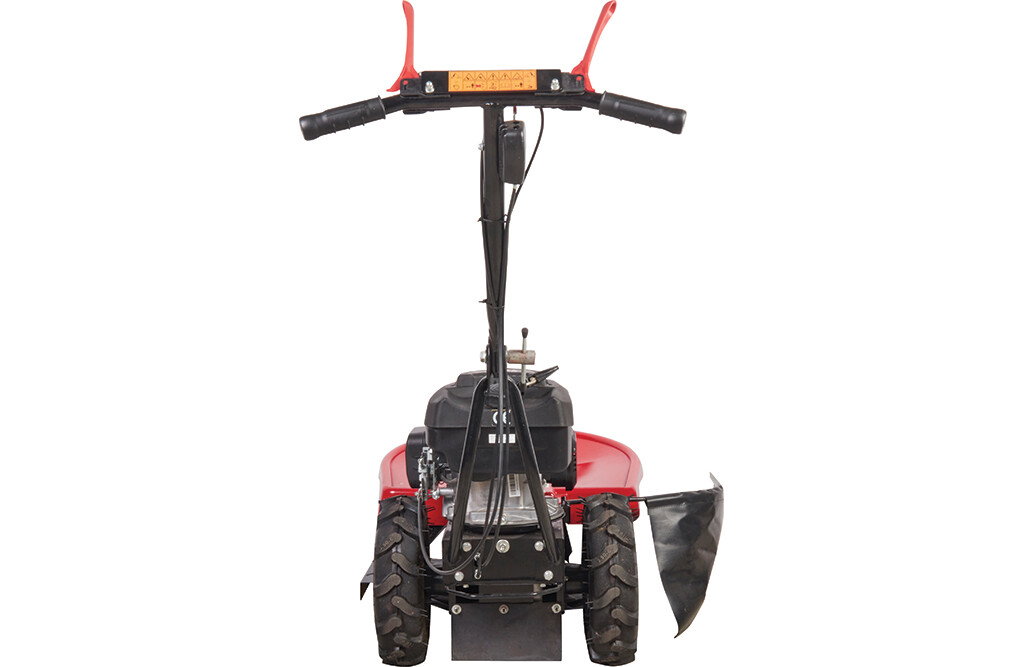 Benzin Hochgrasmäher 58 cm, Kreiselmäher mit 4x Wendemessern