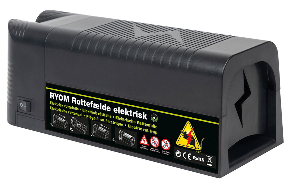 Elektrische Rattenfalle mit Fanganzeige