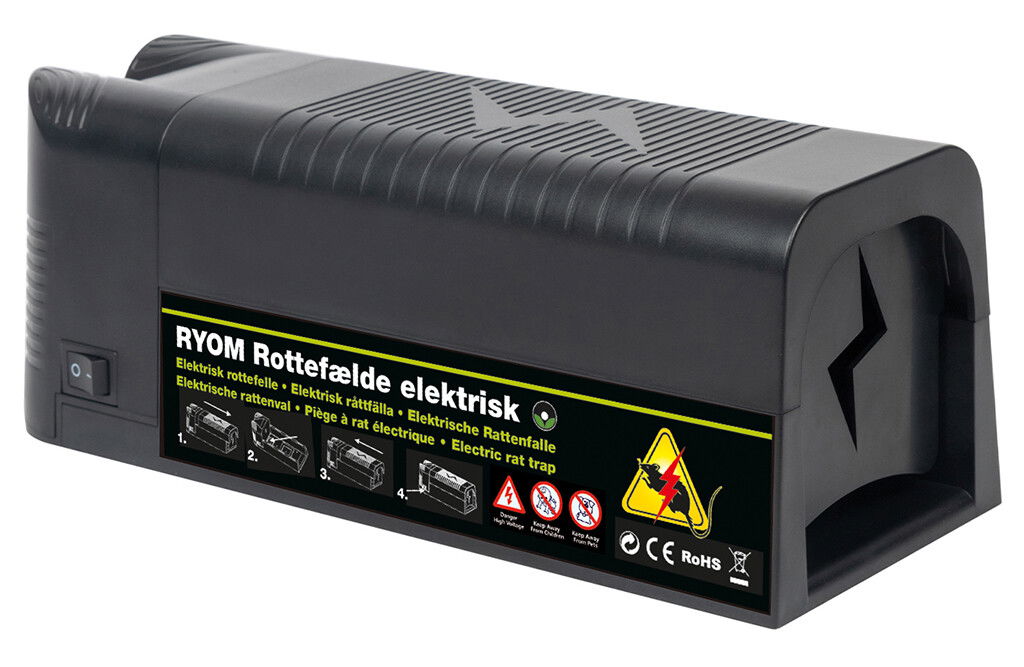 Elektrische Rattenfalle mit Fanganzeige