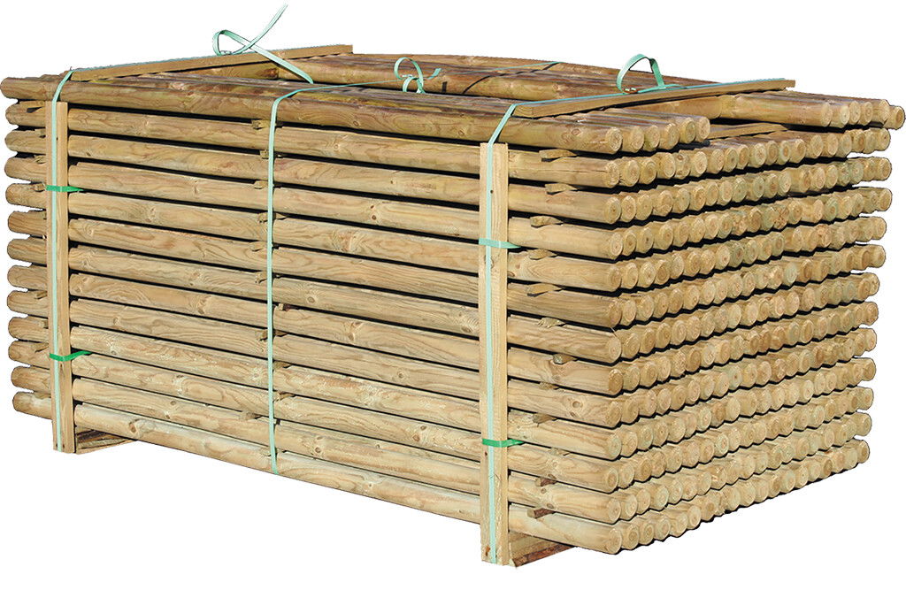 Holzsparren - Ausleger für Reitbahnzaun, Ø7 x 250 cm, 1 Stk