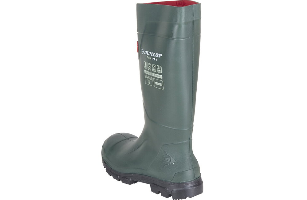 Dunlop PU Sicherheitsgummistiefel, Terra Pro, 43
