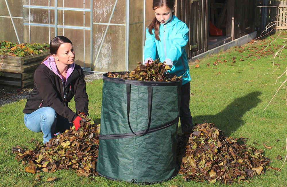 Gartenabfallsack, Laubsack, Pop-up Gartensack 160 Liter