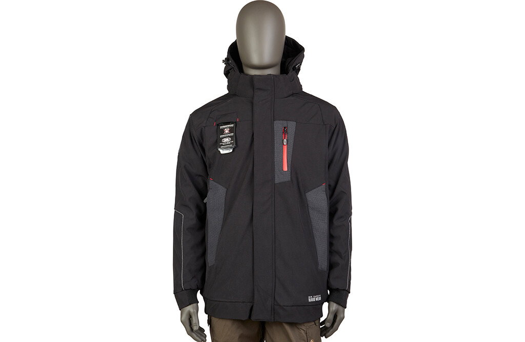 SIR Safety Softshell-Jacke, schwarz, Delphin
