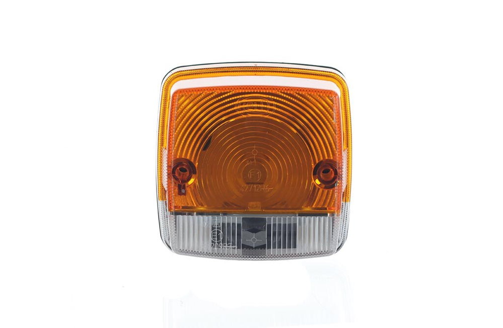 Begrenzungsleuchte orange/weiß, 12V/21W