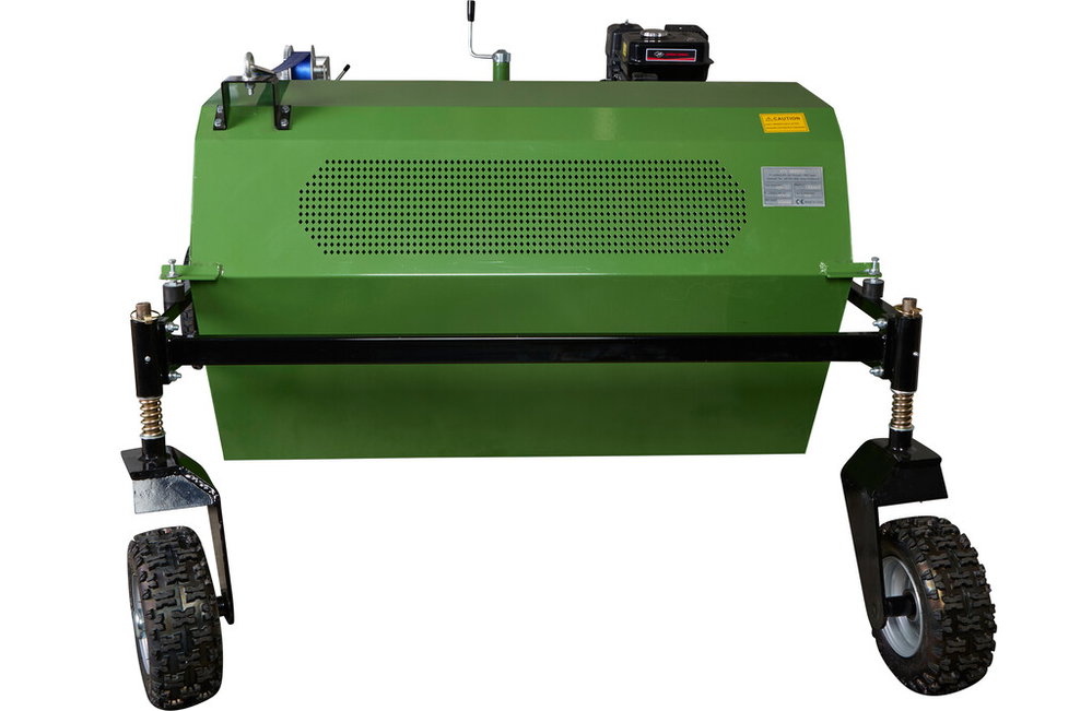 Rasenkehrmaschine & Pferdeäpfelsammler, 120 cm | Agriquad
