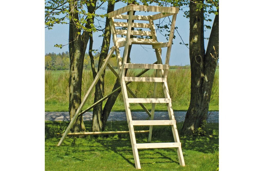 Hochsitz aus Holz 3m, Ansitzeinrichtung