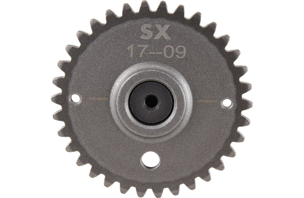 Gerändelte Achse
