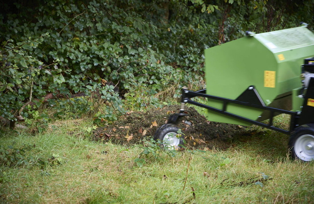 Rasenkehrmaschine & Pferdeäpfelsammler, 120 cm | Agriquad