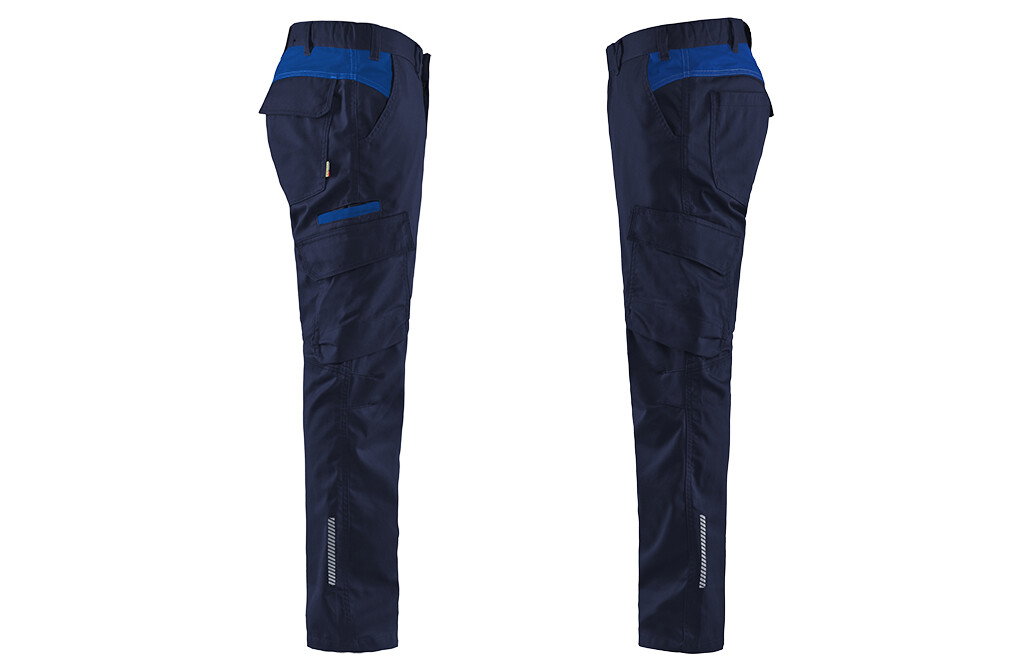 Blåkläder Stretch-Hose, industriell, navy-cobalt - 4XL