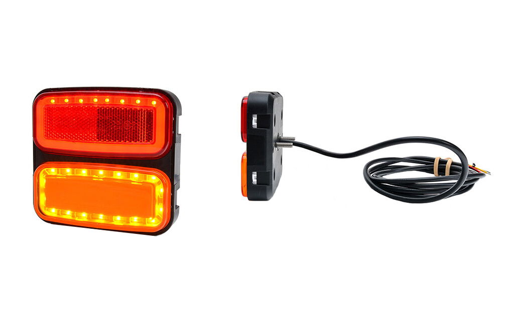 LED-Rücklicht 12V/24V, links und rechts, inkl. 2m Kabel